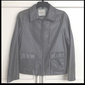 J Crew vintage leather jacket